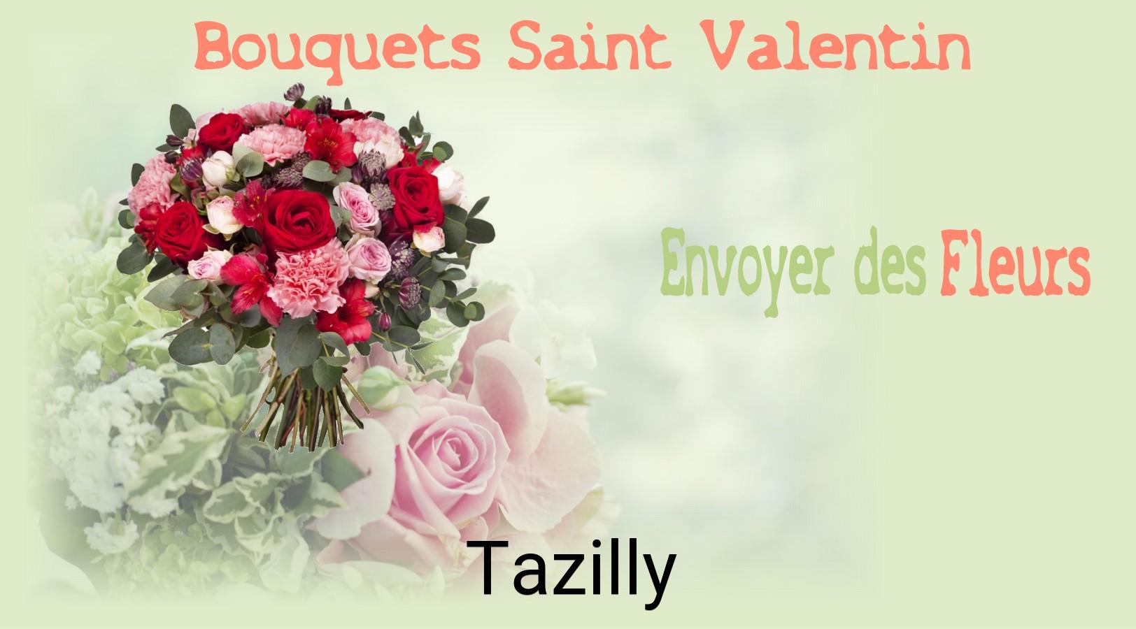 Roses de Saint-Valentin livrées à Tazilly